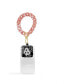 ფოტო #4 პროდუქტის Women's Pink Plastic Acetate Chain Link Wrist Strap designed for Smart Phones