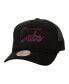 Mitchell Ness Men's Black Chicago Cubs Script Trucker Adjustable Hat