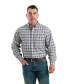 Big & Tall eman Flex Long Sleeve Button Down Shirt