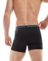 Emporio Armani Bodywear 2 pack boxers in black and grey