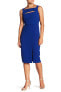 Marina 158136 Women's Cut Out Sleeveless Sheath Dress Royal Sz. 10