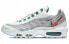 Фото #1 товара Nike Air Max 95 低帮 跑步鞋 男款 灰白绿 / Кроссовки Nike Air Max 95 CU5517-100