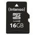 Intenso 16GB MicroSDHC - 16 GB - MicroSDHC - Class 10 - 25 MB/s - Shock resistant - Temperature proof - Water resistant - X-ray proof - Black