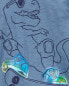 Baby Dinosaur Cotton Blend Long-Sleeve Tee - Blue 3M