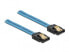 Фото #2 товара Delock 82130 - 0.5 m - SATA III - SATA 7-pin - SATA 7-pin - Male/Male - Blue