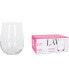 LAV Set Of 6 Glasses 475ml Gaia