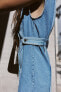 Фото #3 товара Джинсовое мини-платье z1975 patchwork ZARA