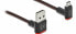 Delock EASY-USB 2.0 Cable Type-A male to EASY-USB Type Micro-B male angled up / down 0.2 m black - 0.2 m - USB A - Micro-USB B - USB 2.0 - Black