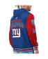 ფოტო #2 პროდუქტის Men's Royal, Red New York Giants Commemorative Reversible Full-Zip Jacket