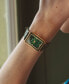 ფოტო #3 პროდუქტის Women's Swiss Eirini Green Leather Strap Watch 25x33mm
