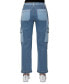 Фото #2 товара Juniors' Utility Color-Block Skater Jeans