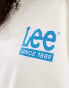 Lee Jeans logo sweatshirt in ecru