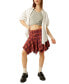 Фото #5 товара Women's Xia Plaid Handkerchief-Hem Mini Skirt