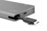 Фото #7 товара DIGITUS USB Type-C™ Multiport Travel Dock, 8 Port, Wired, USB 3.2 Gen 1 (3.1 Gen 1) Type-C, 100 W, 10,100,1000 Mbit/s, Grey, MMC, MicroSD (TransFlash), MicroSDHC, MicroSDXC