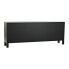 TV furniture DKD Home Decor Black Oriental White Golden White/Black Metal Fir MDF Wood 130 x 26 x 51 cm