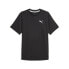 Puma Run Cloudspun Crew Neck Short Sleeve Athletic T-Shirt Mens Black Casual Top