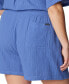 Фото #4 товара Plus Size Holly Hideaway™ Cotton Breezy Shorts