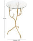Фото #5 товара 22" Metal Branch with Glass Top Accent Table