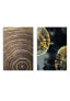 Фото #1 товара Echtes Gold Holztextur Poster Set