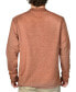 Фото #2 товара Men's Stretch Button-Placket Topstitched Henley Shirt