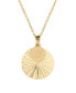 ფოტო #16 პროდუქტის 14K Gold Plated Celeste Initial Charm Pendant Necklace
