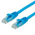 Фото #2 товара VALUE UTP Cable Cat.6 - halogen-free - blue - 1.5 m - 1.5 m - Cat6 - U/UTP (UTP) - RJ-45 - RJ-45