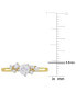 ფოტო #6 პროდუქტის Diamond Engagement Ring (1/2 ct. t.w.) in 14k Gold
