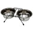 Фото #1 товара FREEDOG 950ml Suport Double Stainless Steel Bowl