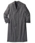 Big & Tall Wool-Blend Long Overcoat