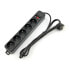 Фото #2 товара Power Strip Akyga AK-SP-05A black - 5 sockets - 1,8m