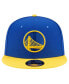 Фото #2 товара Men's Royal, Gold Golden State Warriors Official Team Color 2Tone 9FIFTY Snapback Hat