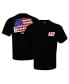 Фото #1 товара Men's Black Ryan Blaney Flag T-Shirt