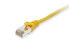 Фото #2 товара Equip Cat.6 S/FTP Patch Cable - 0.5m - Yellow - 0.5 m - Cat6 - S/FTP (S-STP) - RJ-45 - RJ-45