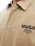 HUGO BLUE harrington jacket in beige