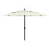 Фото #2 товара Cадовый зонт vidaXL 3-слойный с кривой и наклоном, пляжный, с защитой от ультрафиолета, 350 x 260 см, песочный
