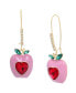 Фото #1 товара Faux Stone Apple Dangle Earrings