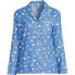 Фото #1 товара Women's Plus Size Long Sleeve Print Flannel Pajama Top