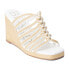 Фото #2 товара COCONUTS by Matisse Laney Wedge Womens Beige, White Casual Sandals LANEY-125