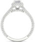 ფოტო #4 პროდუქტის IGI Certified Diamond Emerald-Cut Double Row Engagement Ring (1-3/4 ct. t.w.) in Platinum