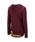 Фото #3 товара Women's Maroon Arizona State Sun Devils My Lover Lightweight Hooded Long Sleeve T-shirt