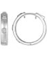 Anywear Everywear® Nude Diamond Small Hoop Earrings (1/6 ct. t.w.) in 14k Gold, 0.82" (Also Available in Rose Gold or White Gold)