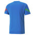 Фото #2 товара Puma Figc Player V Neck Short Sleeve Soccer Training Jersey Mens Blue 76708003