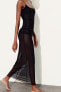 Фото #5 товара Платье с деталью из полупрозрачной ткани ZARA