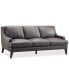 Фото #1 товара Collyn 83" Modern Leather Sofa, Created for Macy's