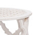Side table White MDF Wood 50 x 50 x 52 cm DMF