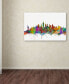 Фото #2 товара Michael Tompsett 'New York City Skyline' Canvas Art - 16" x 24"