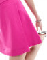 French Connection structured one shoulder dress in pink