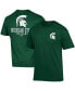 Men's Green Michigan State Spartans Stack 2-Hit T-shirt Зеленый, L - фото #2