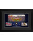 Фото #1 товара Atlanta Braves Framed 10" x 18" Stadium Panoramic Collage with a Piece of Game-Used Baseball - Limited Edition of 500