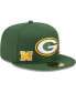 Фото #4 товара Men's Green Green Bay Packers Identity 59FIFTY Fitted Hat